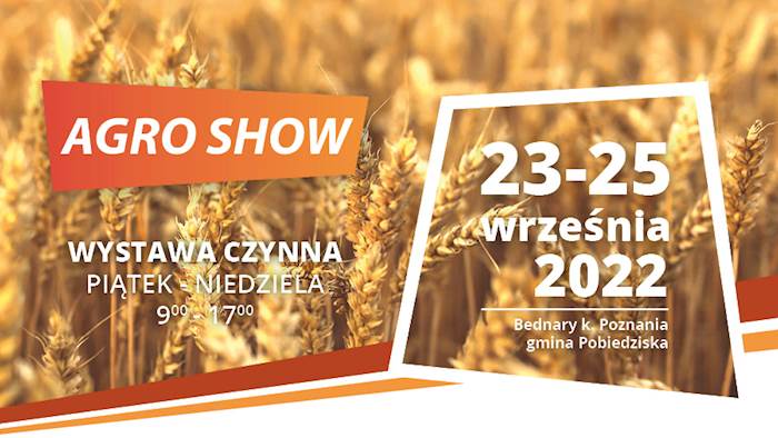 Агропромышленная выставка AGRO SHOW 23-25 ​​сентября 2022